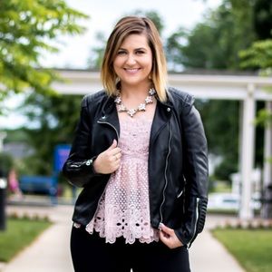Faux Leather Moto Jacket